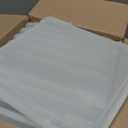 IRIS USA Board Game Storage Craft Organizer Box with Snap-Tight Latch Lid, 10-Pack Portable Plastic Case Bin for Puzzles, Magazines, Hobbies, Art Supplies, Fits 8.5" x 11" & A4 Papers, Slim, Clear