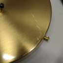 KoKo&Yukina 8 Inch Globe Pendant Lighting for Kitchen Island Mid Century Modern Hanging Light Fixture with Clear Globe Glass Gold Brass Hanging Ceiling Lights for Sink Bathroom Entryway (Bulb Incl.)