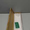 Plant Trellis for Climbing Plants, 15.75 inch Garden Small Metal Arch Glod Trellis for Potted Plants Indoor Outdoor with Natural Stone Decor for Vine Ivy Flower Support 4 Pack (Gold)