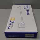 RUACQ Gold Towel Bar 18 inch, 304 Stainless Steel Towel Racks for Bathroom Wall Mounted, Heavy Duty Bath Towel Rod with Square Base(Brushed Gold)