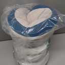 Olumoon Cervical Neck Pillow - Ergonomic Memory Foam Contour Pillows for Side, Back & Stomach Sleepers, Cervical Pillow for Neck Support Sleeping with Breathable Cover (Grey & blue)