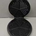 Mueller Heart 5 Waffle Maker, Waffle Iron, Adjustable Browning Control & Nonstick, Cool Touch Handle, Easy to Clean, Small Kitchen Appliances