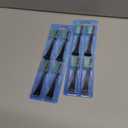 Replacement Toothbrush Heads Compatible with Adults AquaSonic Black Series Electric Toothbrush - Brush Heads Refills for Vibe Series, Duo Series Pro, 8 Pack, Black