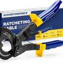 haisstronica Ratchet Cable Cutters,Heavy Duty Wire Cutters for Cutting Electrical Copper & Aluminum Cable Wire Up to 240mm(500 Kcmil)