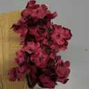 JAKY-Global Babys Breath Fabric Cloth Burgundy Artificial Flowers 6 Bundle European Fake Silk Plants Decor Wedding Party Decoration Bouquets Real Touch DIY Home Garden (Wine Red)