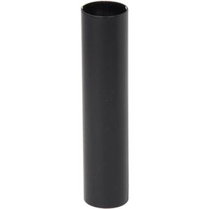 Standard Base Modern Steel Candle Cover Sleeve, Satin Black Finish 7.5 in, 2 Pack