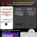 EooCoo Hard Case Compatible with MacBook Air 13.3 inch M1 Chip 2021-2018 with Retina Display, Air 13.3 inch Plastic Protective Case + Transparant Keyboard Cover + Screen Protector, Crystal Clear