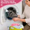 Ear Piercing Pillow for Side Sleepers with Washable Cover Pillows with Holes for Ear Pain,Donut Pillow for Adults CNH Ear Pain Relief Pressure Sores Ear Pillow with Hole in Center