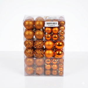 Yunsailing 100 Pcs Christmas Ball Ornaments Decorative Hanging Baubles Set Xmas Balls Seasonal Decorative Pendants for Christmas Tree Party Decorations