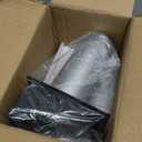 4 Inch Dryer Vent Cover Outside, Dryer Vent Cover Outdoor Wall Vent Hood Dryer Exhaust Vent Cap, Hooded Wall Vent with Screen & Damper, Wall Mount Extractor Vent for Dryer Duct AC, Galvanized Steel, Black