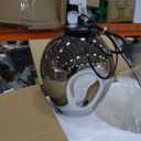 9" Modern Clear Glass Round Mini Pendant Ceiling Light, (Gradient Silver)