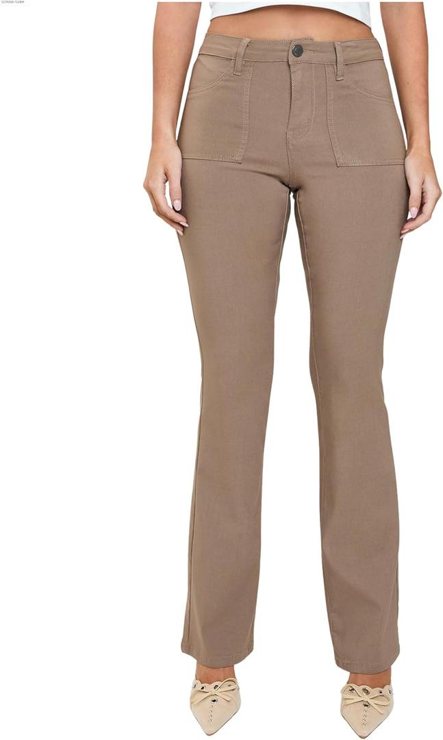 YMI Jeans Women's Hyperstretch Mid Rise Bootcut Pants (Large)