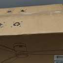 Ceiling Fans with Lights and Remote 52 Inch, Flush Mount, 3 Wood Blades, DC Motor, Timer, Dimmable, Indoor Outdoor Modern Low Profile LED Ceiling Fan for Bedroom, Living Room, Kitchen, Patio