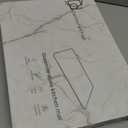 Stone Dish Drying Mats for Kitchen Counter (16x12In), Quick Dry Dish Drying Mat with Anti-Slip Pad, Absorbent Stone Dish Drying Mat, Match Any Countertop, White marble style, BPA Free, Designed in USA