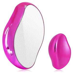 Crystal Hair Eraser for Women and Men, Reusable Crystal Hair Remover Magic Painless Exfoliation Hair Removal Tool (Purple)