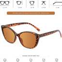 JOLISU 3 Pack Reading Sunglasses for Women, Sun Readers Glasses Spring Hinge Outdoor Sunglasses With UV400 Protection, +3.25
