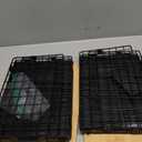 2 Set XL Stackable Wire Basket with Bamboo Tops & Tags- Pantry Organizer and Storage Bins, Kitchen Counter Cabinet Shelf Countertop Under Sink Organizing, Food Snack Produce Onion Potato Bread Storage