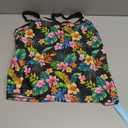 Yonique Womens Tankini Top Only Athletic Swim Top Modest Tankini Swimsuit No Bottom, Large, Green Flower