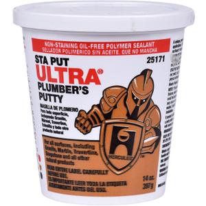 Oatey 25171 Sta Put Ultra Plumbers Putty, 14 oz Size