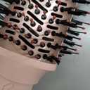 Dual Voltage Hot Air Styler Wrap - 5 in 1 Hair Dryer Brush with Fast Drying Blow Dryer, Styling, Straightening & Volumizing with Travel Bag (100V240V) Gift for Women (Pink)