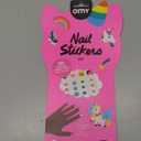 Omy Unicorn Nail Stickers for Kids - 200 Stickers, Waterproof, Durable, Fun, Creative Designs | Strong Enough to Last Through Hand Washing - Easy to Apply, Safe, Non-Toxic | Age 3 and Up