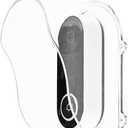 Plastic Doorbell Rain Cover, Ring Doorbell Cover Weatherproof Waterproof Protector Access Control Attachment for Door Access/Garage Door Opener/Keypad Door Lock(Transparent)