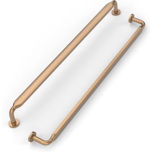 FILTA 10 Pack 10 Inch(254mm) Champagne Bronze Cabinet Pulls,Stylish Kitchen Cabinet Handles Zinc Alloy Cabinet Hardware for Kitchen Cabinets and Dresser Drawers (10" Hole Center)