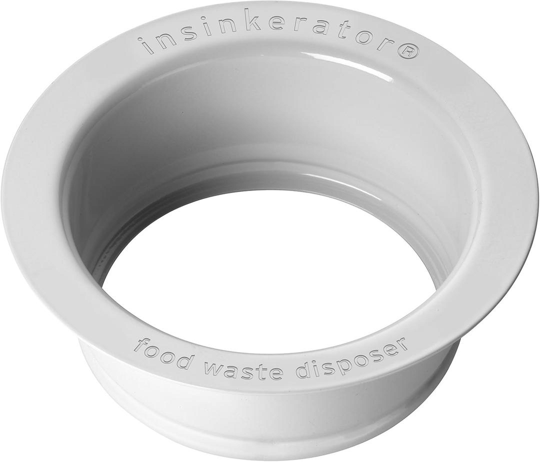 INSINKERATOR Kitchen Sink Flange for INSINKERATOR Garbage Disposal, FLG-WH, White