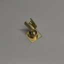 Shower Head Holder Handheld Shower Wand Holder Adjustable Shower Head Bracket Shower Wall Mount Holder, Brushed Brass/Gold Finish, Glue Installation
