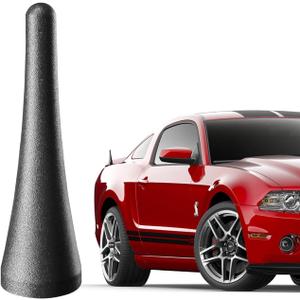 3.8 Inch Antenna for Ford Mustang (2010-2014), Aluminum Antenna Replacement Mast for Ford Mustang 2010-2014