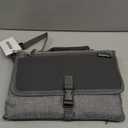 Baby Portable Diaper Changing Pad - Baby Diaper Changer Travel Bag with Wipes Pocket, Smart Design Portable Changing Mat, Infant Travel Station Kit, Gift for Newborn Girl & Boy - Grey