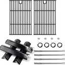 Grill Parts for Nexgrill 4 Burner 720-0925P, 720-0925, Heat Plates Tents, Burners, Igniters and Cast Iron Grill Grates Replacement Parts for Nexgrill 720-0925P