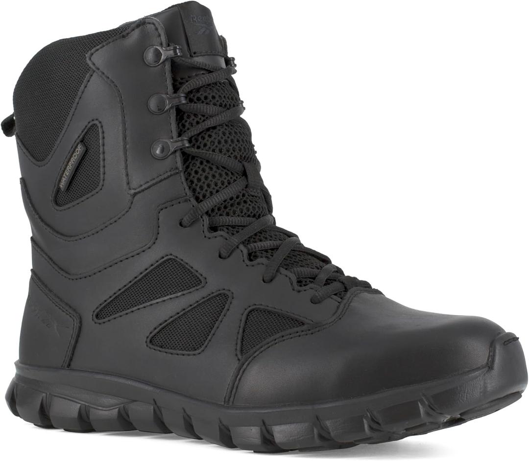 Reebok Work Sublite Cushion Tactical 8" WP Women's Boot (Black)