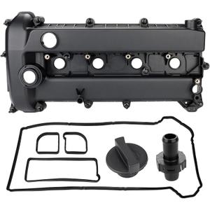 WATERWICH Engine Valve Cover Compatible with Mazda 3 2010-2013, Mazda 5 2009-2015, Mazda 6 2011-2013, Mazda CX-7 2010-2012 2.0L 2.3L 2.5L Replacement for L502-10-210E L3Y1-10-210A L502-10-210B