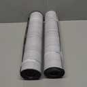 2 Rolls 15.7'' Wide Peel and Stick Floor Tiles FOGZUVR: 25.73 Sq.ft Self-Adhesive Thick Vinyl Flooring, Durable Waterproof Wood Grain Large Plank for Bathroom & Kitchen (Paleish Grey, 118''x15.7'')