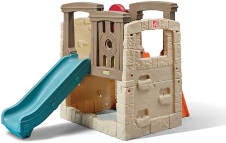 Step2 Woodland Climber II Kids Playset, Toddler Slide and Climbing Wall (75 x 47 x 53.75 inches)