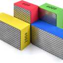 4pcs Diamond Hand Polishing Pads for Ceramic Tile Glass Grinding,Sanding Blocks Polishing 60#,100#,200#,400#