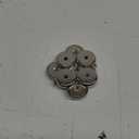 DIYMAG 8 Pcs Neodymium Round Base Cup Magnet,110LBS Strong Rare Earth Magnets with Heavy Duty Countersunk Hole,Stainless Screws,Iron Sheet for Refrigerator Magnetic,Office,Etc-Dia 1.26 Inch-Pack of 8 (Silver)