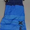 Hurley Boys' Pull on Swim Trunks (Small, Neptune Blue/Striped)