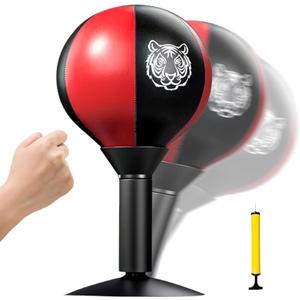 2026 New Desktop Punching Bag with Suction Cup, Relaxing Rage Punch Bag for Stress Relief, Upgraded Strong Suction Cup, Portable Tabletop Boxing Ball for Adults, Youth, Office, Home, Friends.