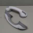 Auroras 12 Inch Grab Bars for Bathtubs and Showers, Grey