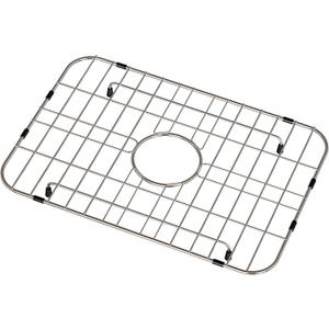 Sink Grid 18" X 12-1/2", Centered Drain with Corner Radius 1-1/2" Stainless Steel Material for Sink (18 X 12" Centered Drain)