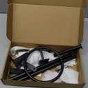 Matte Black Bathroom Accessories Set, KLJKPA 4 Pieces Bathroom Hardware Set, 24 inch Towel Bar, Towel Racks for Bathroom, Robe Towel Hooks, Toilet Paper Holder Wall Mounted