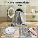 5x7 Area Rugs, Modern Abstract Rug with Anti Slip Backing, Stain Resistant Washable Rugs for Living Room, Non-Shedding Machine Washable Area Rug, Yellow/Grey, 5'x7'