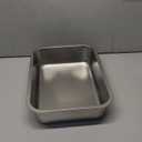 Cat Litter Box - Kitty Litter Boxes-Metal High Sided Cat Pan, Indoor Litter Tray, No Smell, Easy to Clean, Pet Toilet Supplies for Kitten, Kitty, Rabbit (19.5"L*13.6"W*5.9"H)