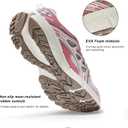 Women's Sneakers Running Tennis Shoes Non-Slip Work Shoes Hiking Shoes Tail Running Shoes (11.5, Retro Pink)