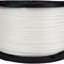 1/8" Nylon Rope, Solid Braid Utility Rope, 500 ft Spool, Dyeable Industrial Cord