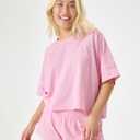 florence by mills Women's Sleepwear Cheeky Sleep Short (Pink) XXS