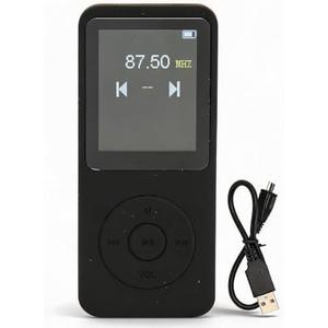 MP3 Player with Bluetooth 5.0, Portable Music Player with Built in HD Speaker, Photo Video Playback FM Radio Voice Recorder