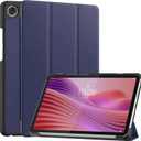 Smart Case for Lenovo Tab One/Tab K9 8.7-Inch, Lightweight Trifold Stand Cover with Auto Wake/Sleep, Navy Blue